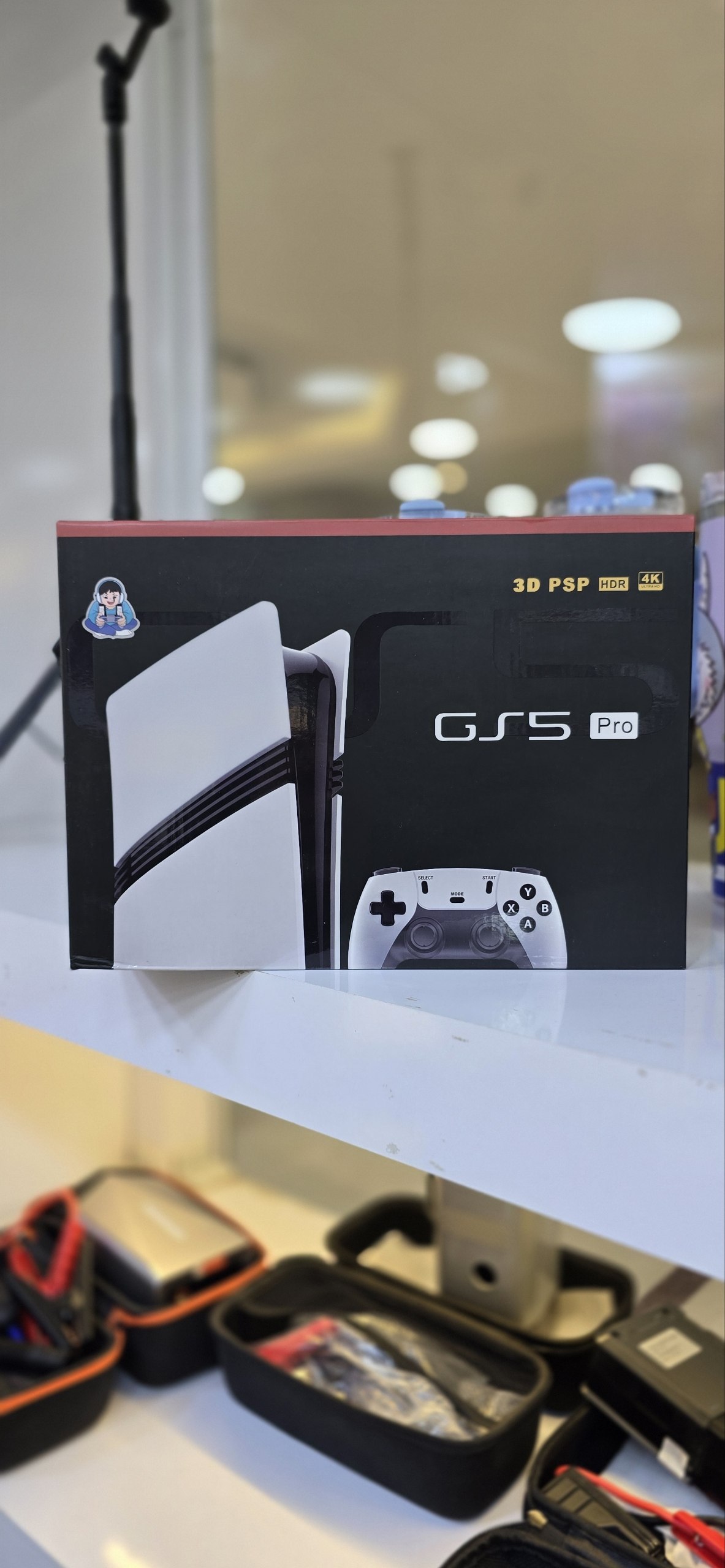 کنسول گیم استیک طرح ps5