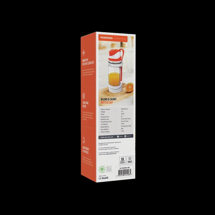 مخلوط کن porodo مدل PD-PBLNDR گنجایش 0/7 لیتر
